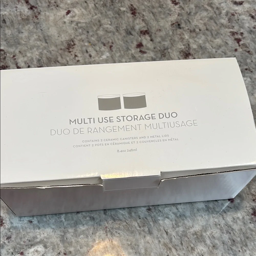 Z Gallerie Black and Gold Canisters, NWT